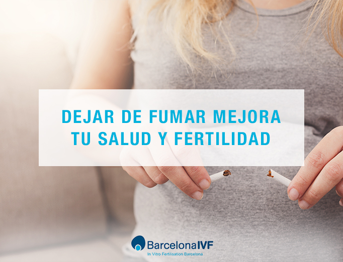 Dejar de fumar mejora tu salud y fertilidad.